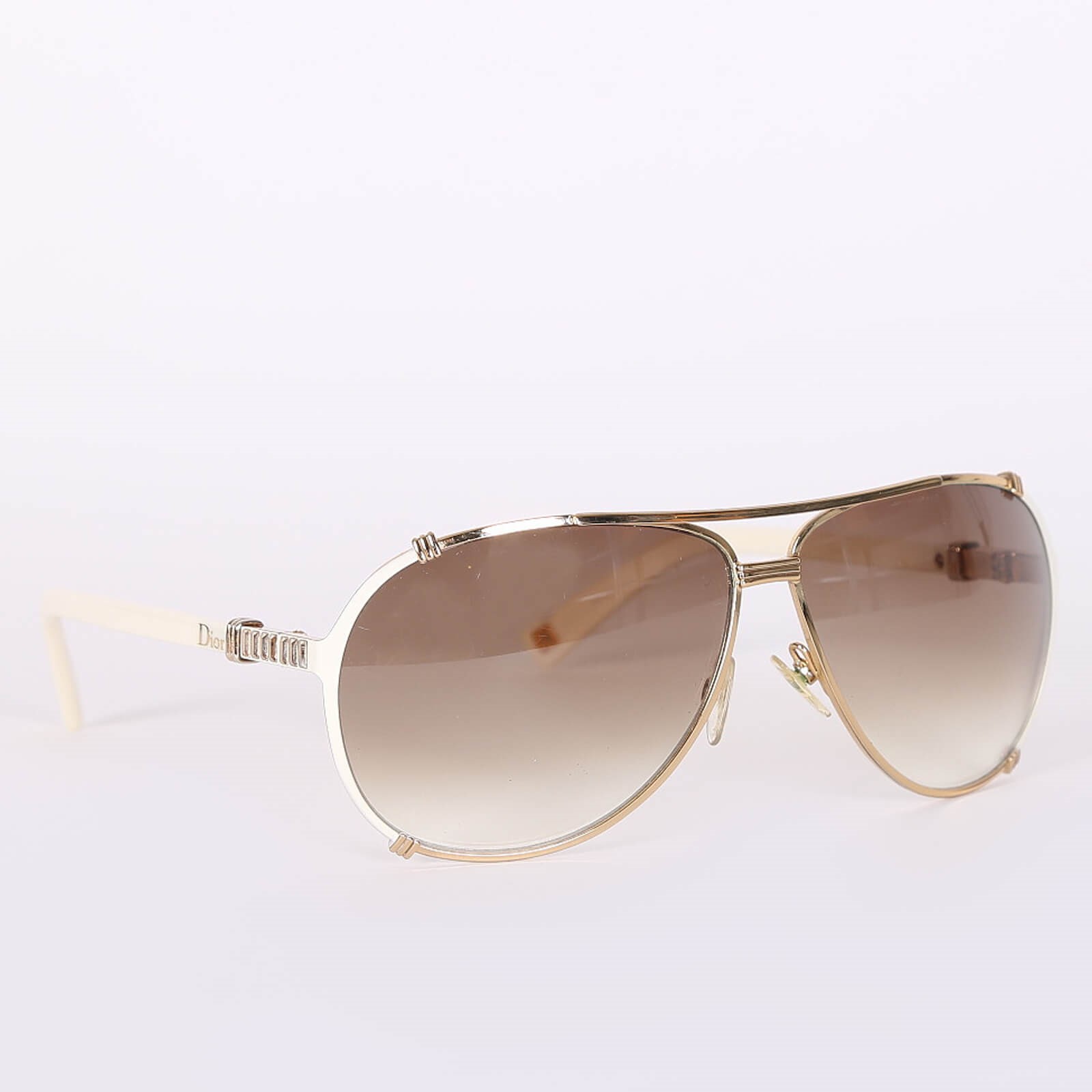 Womens Dior Chicago 2 Strass 63mm Aviator Sunglasses  Sunglasses  Crystal sunglasses Rose gold sunglasses