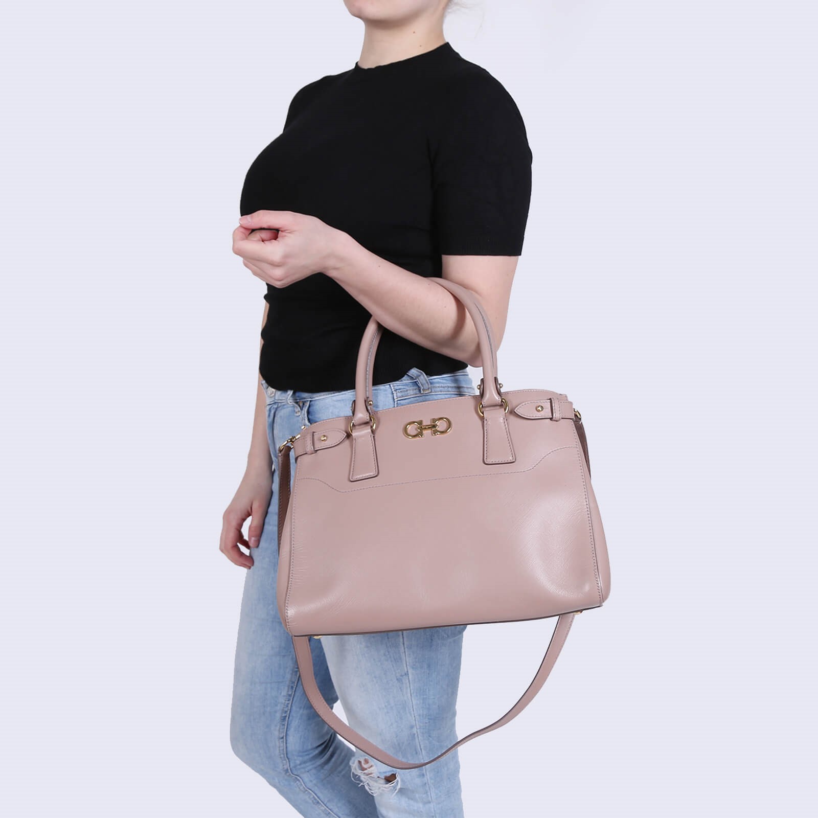 joey medium saffiano leather tote bag