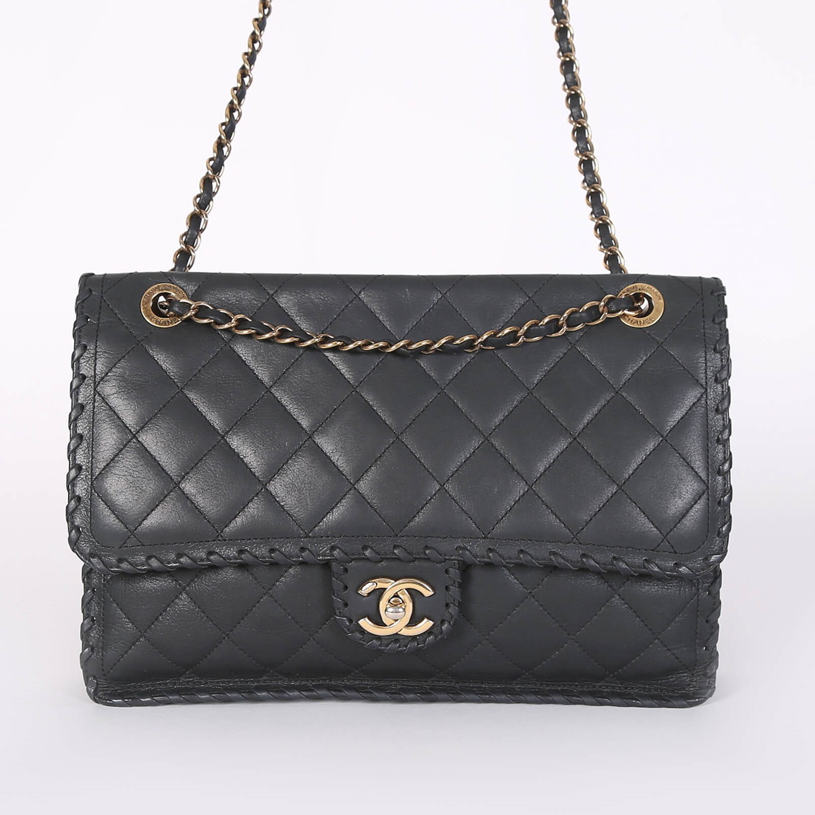 Chanel happy stitch online flap bag