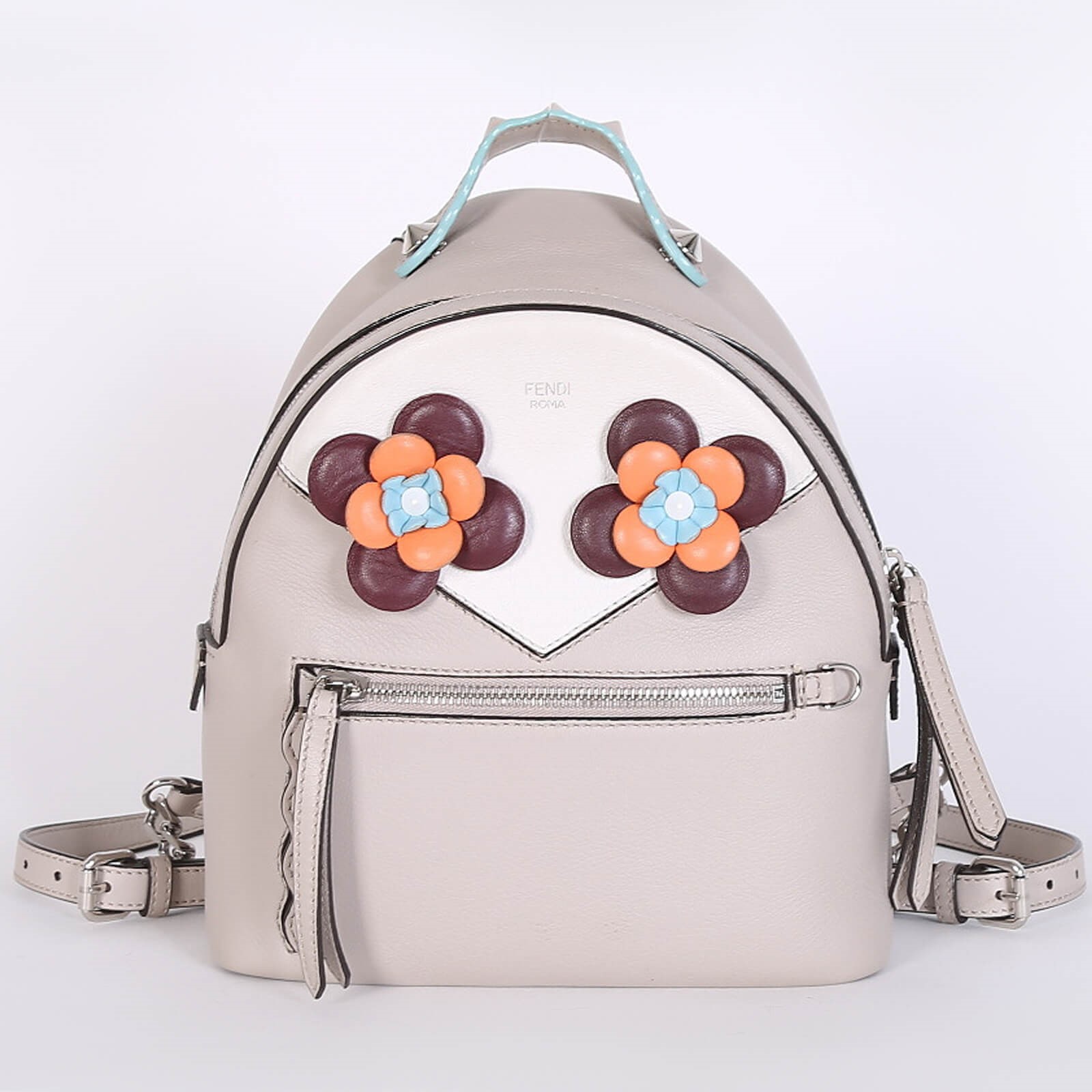 Shopbop Archive Fendi Mini Logo Backpack, Leather Studded | Shopbop