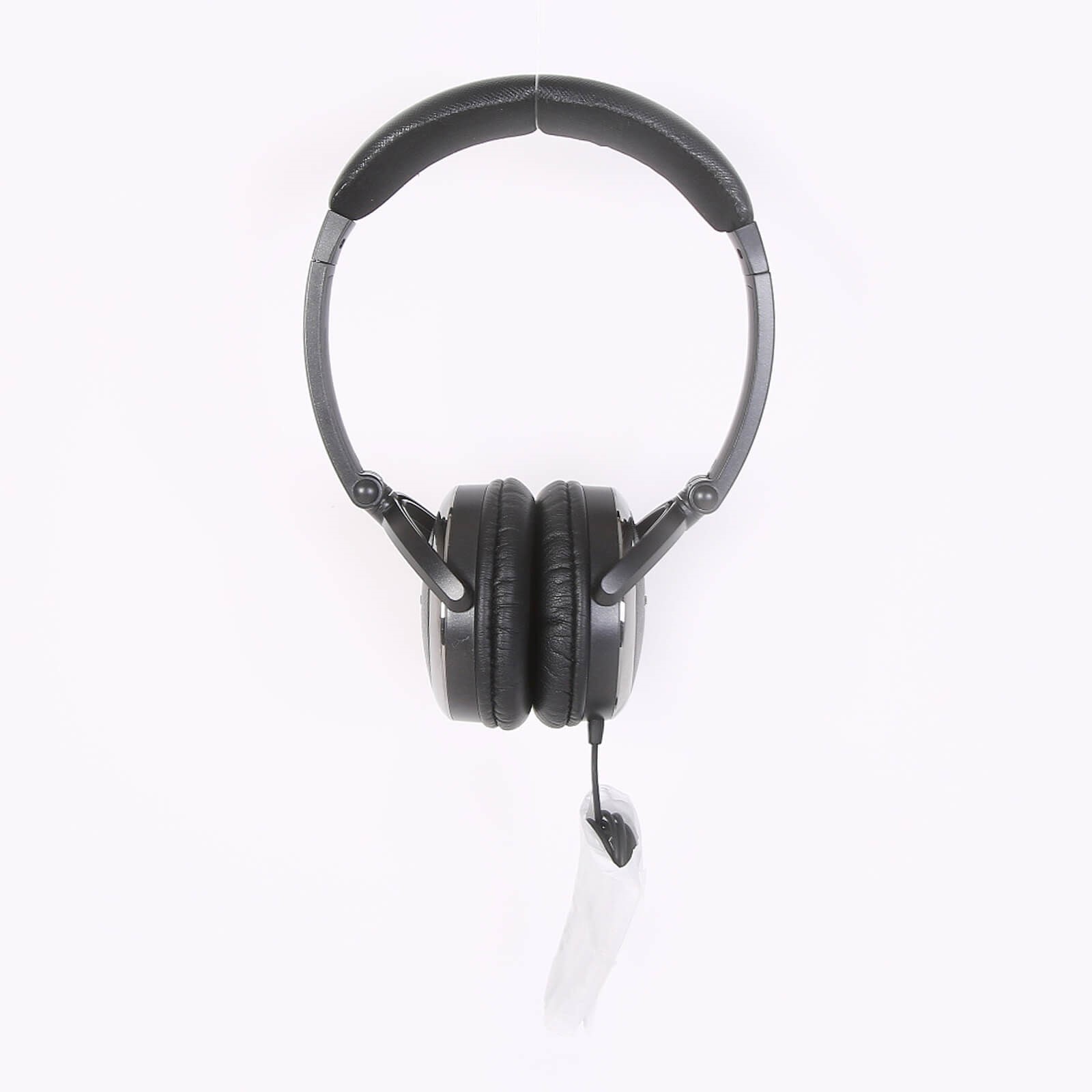 Prada Saffiano Cuffie Headphones Nero www.luxurybags.eu