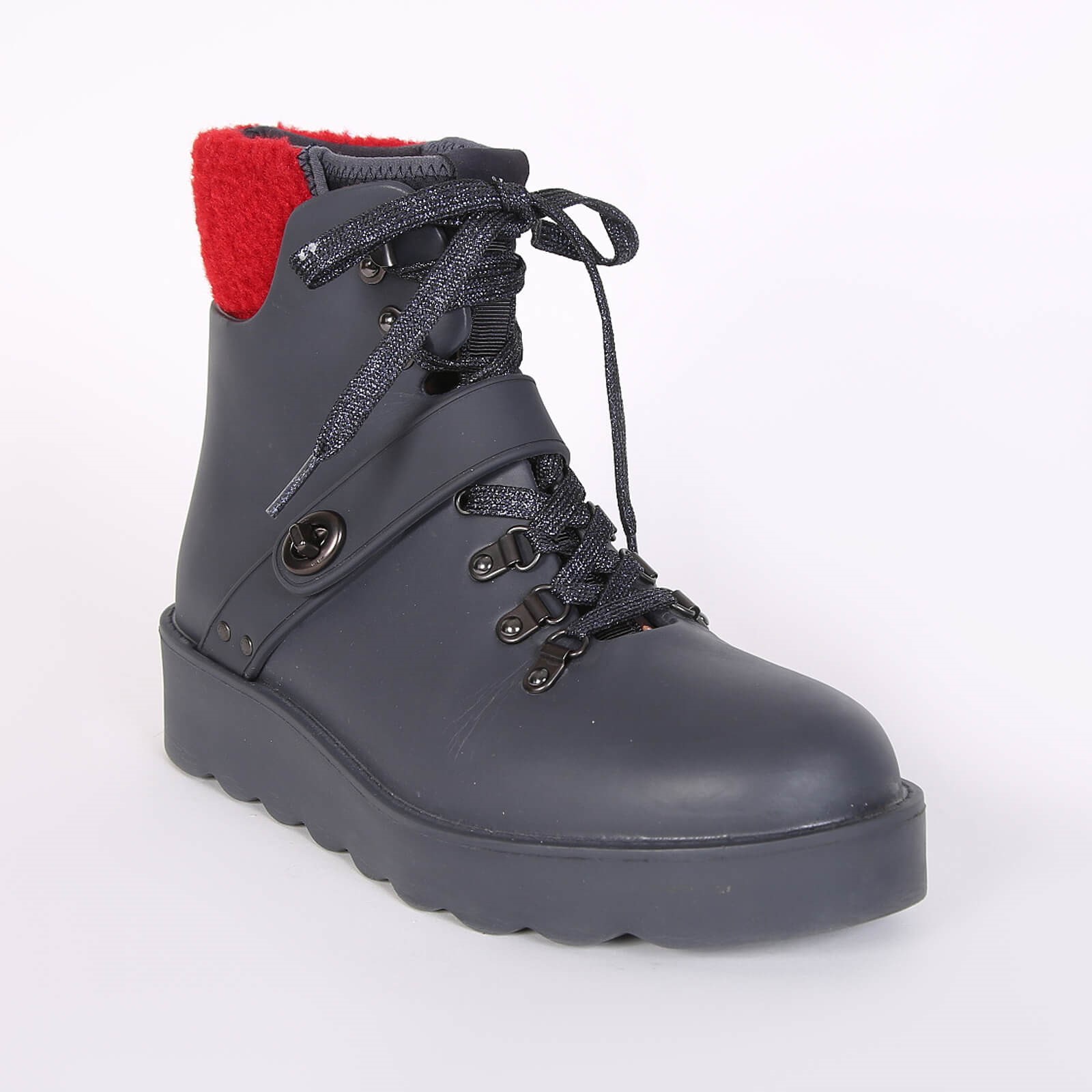 Coach Urban Hiker Rubber Boots Grey 38 5 www.luxurybags.eu