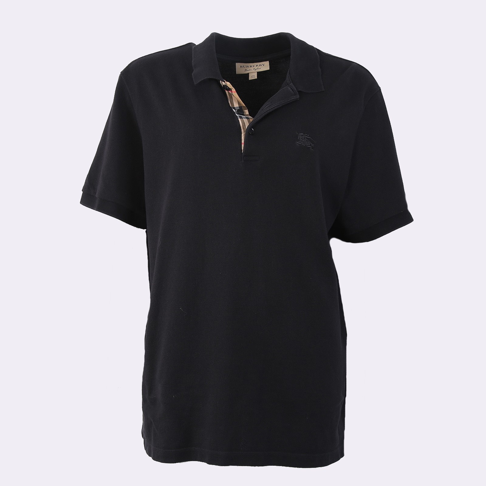 Burberry Cotton Men Polo T Shirt Black XXXL www.luxurybags.eu