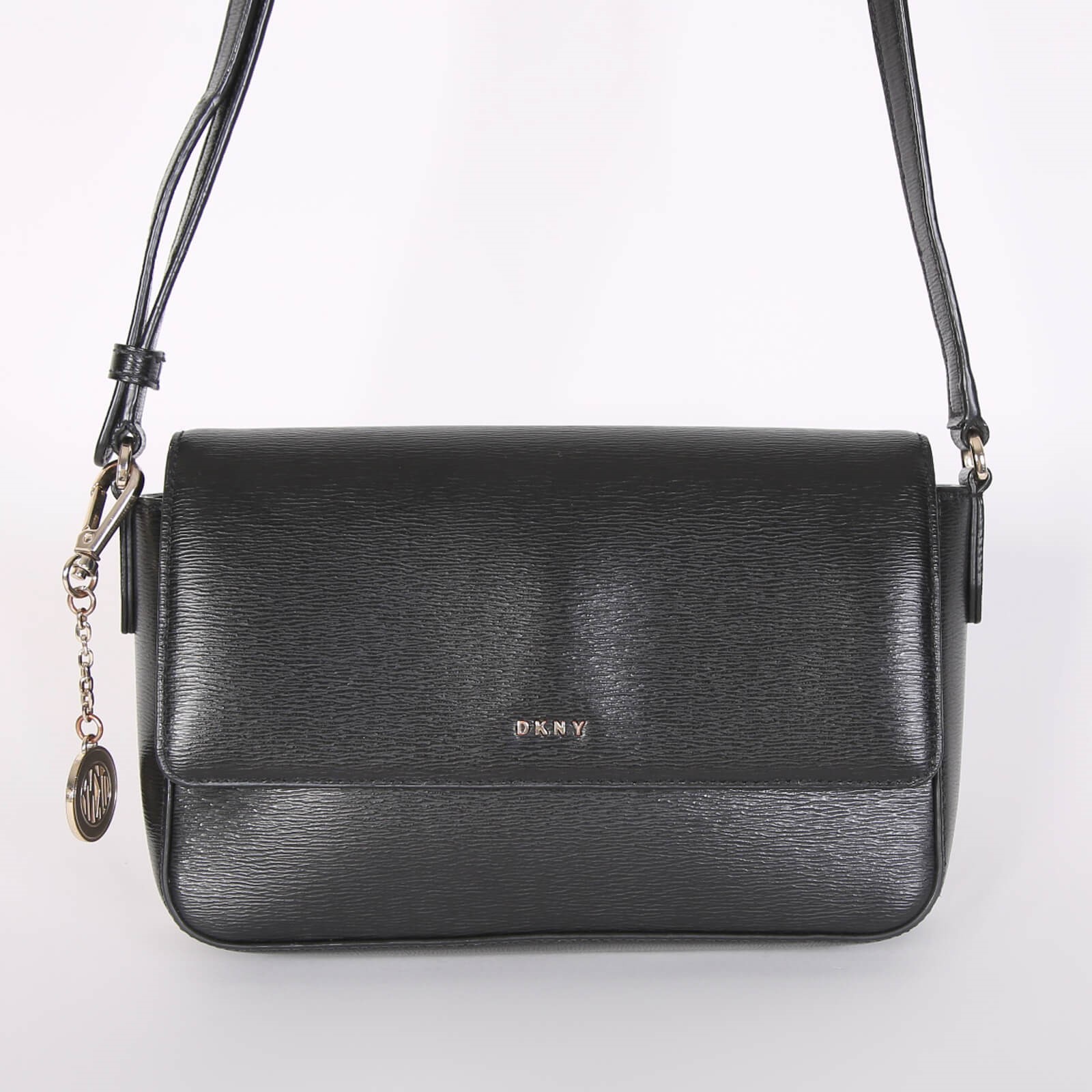 Dkny bryant medium leather flap crossbody sale