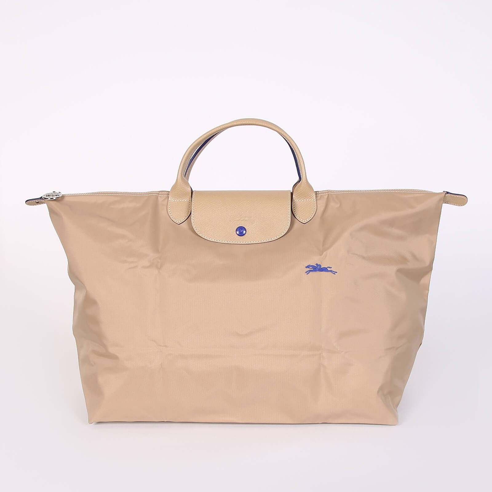 Longchamp Le Pliage L Travel Bag Beige www.luxurybags.eu