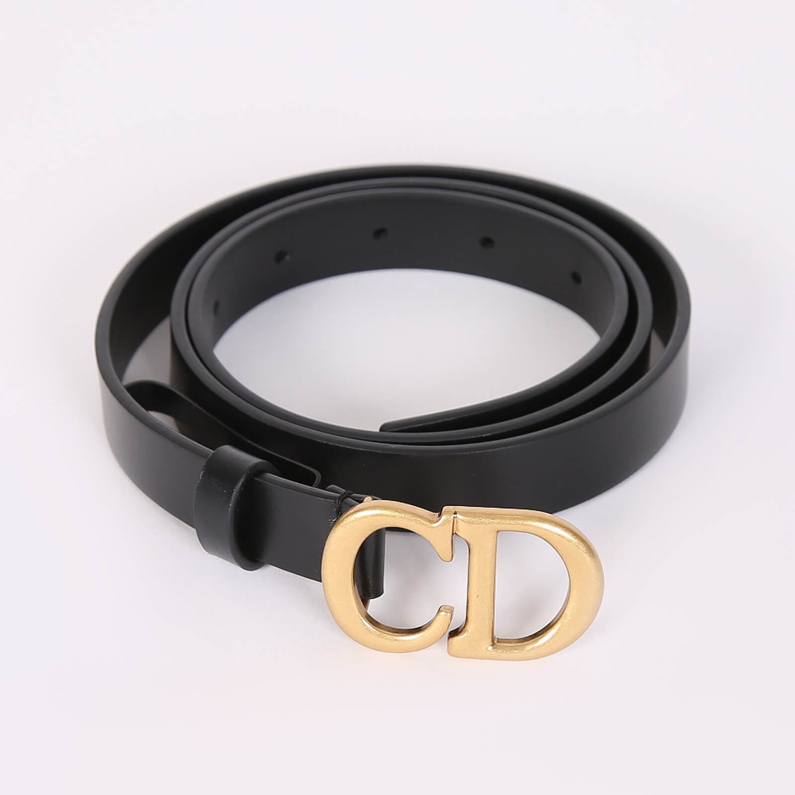 Designer 2024 Black Matte Saddle Belt 85