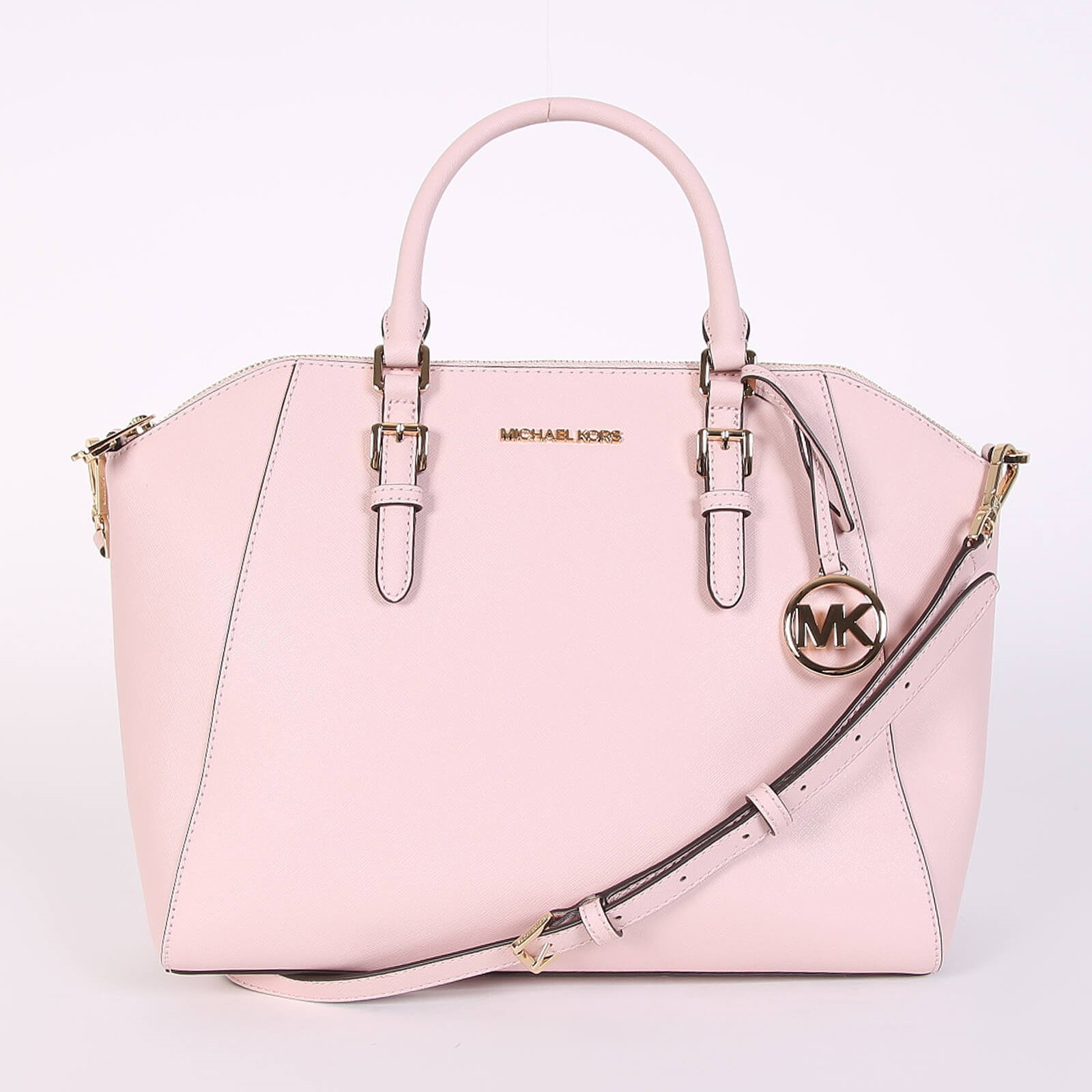 Ciara saffiano leather discount satchel