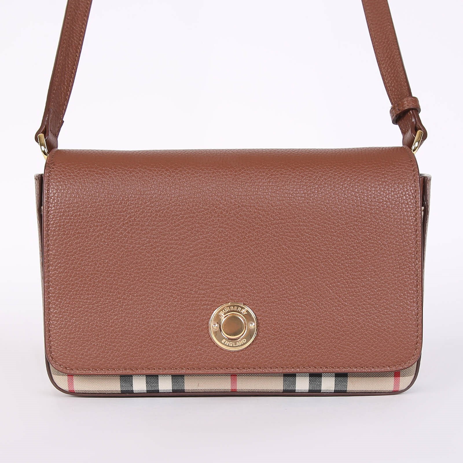 Burberry hampshire best sale leather crossbody