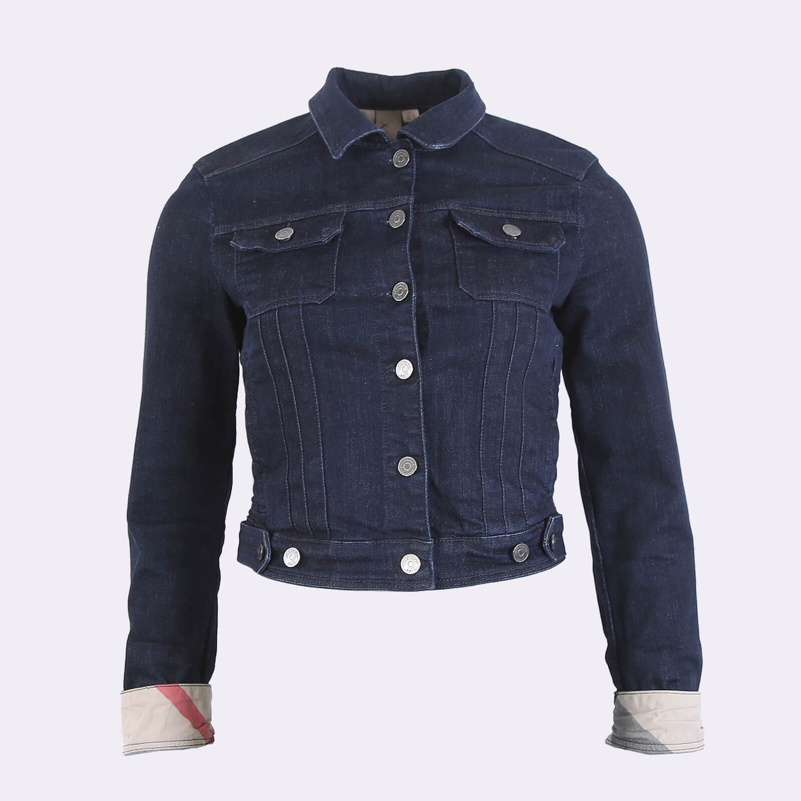 Burberry Brit Cotton Denim Jacket Dark Blue 34 www.luxurybags.eu