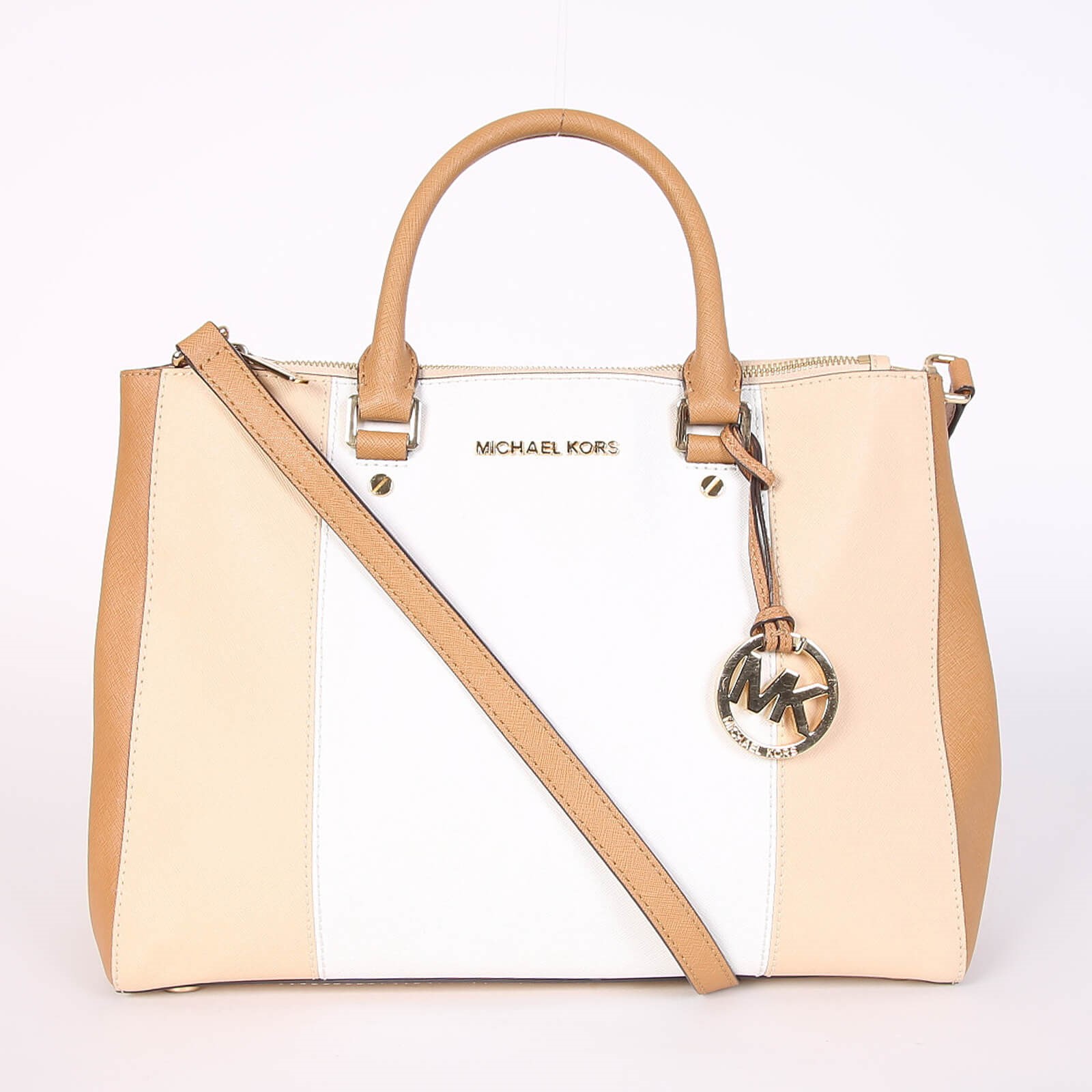 Michael Kors Sutton Large Saffiano Leather Tricolor www.luxurybags.eu