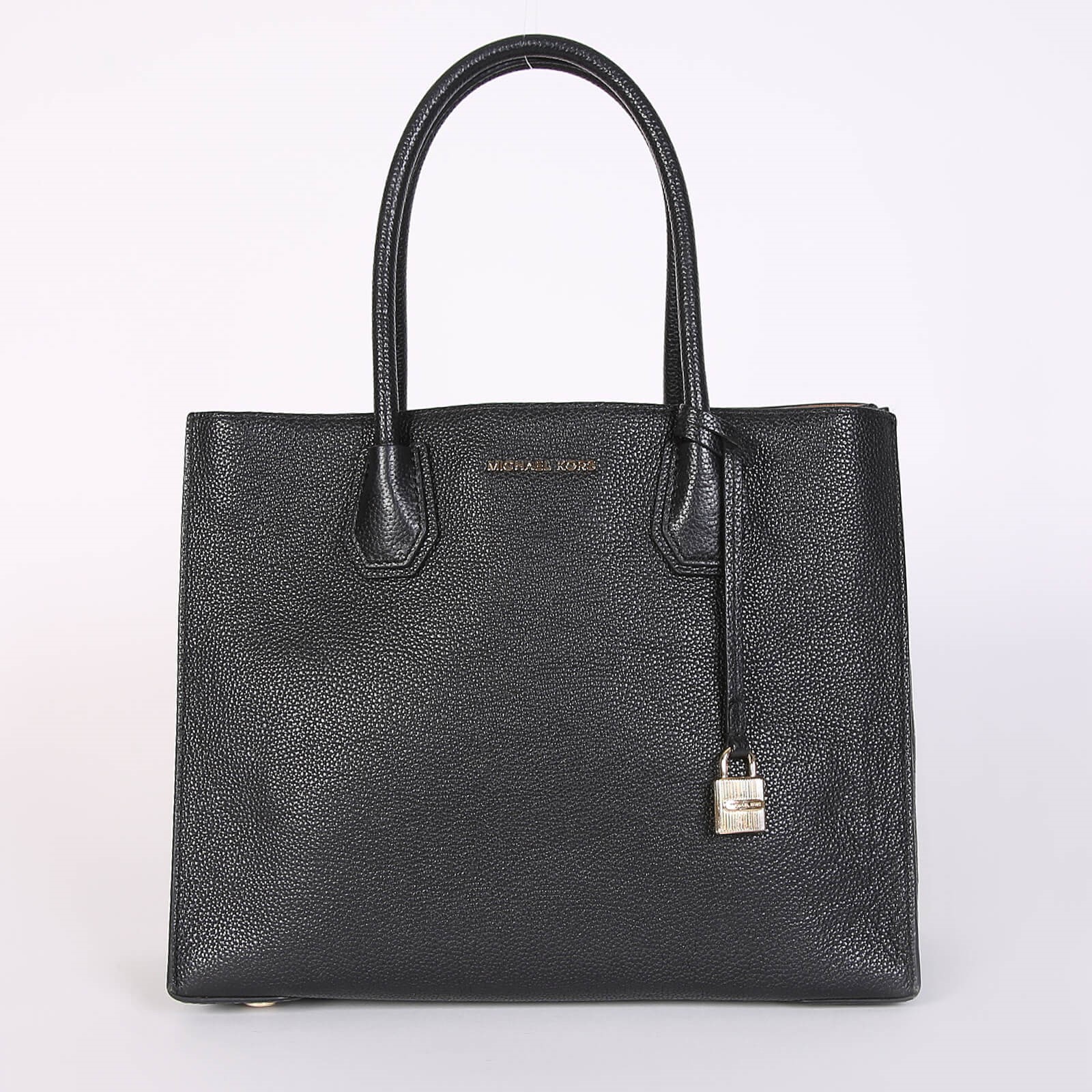 Michael Kors Mercer Large Leather Tote Black www.luxurybags.eu