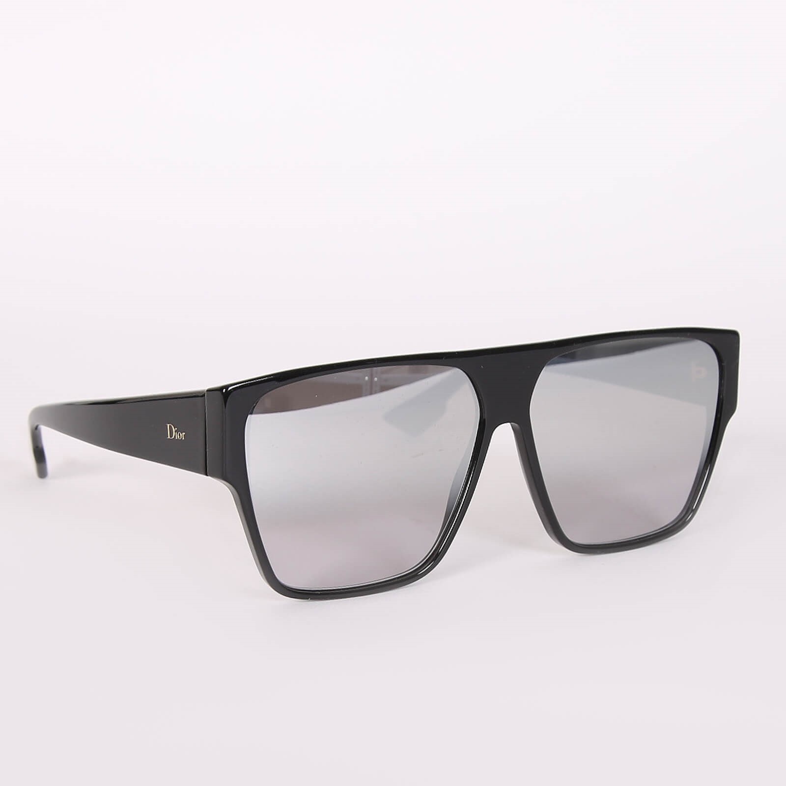 ASOS DESIGN bevel square sunglasses with mirror lens in silver | ASOS
