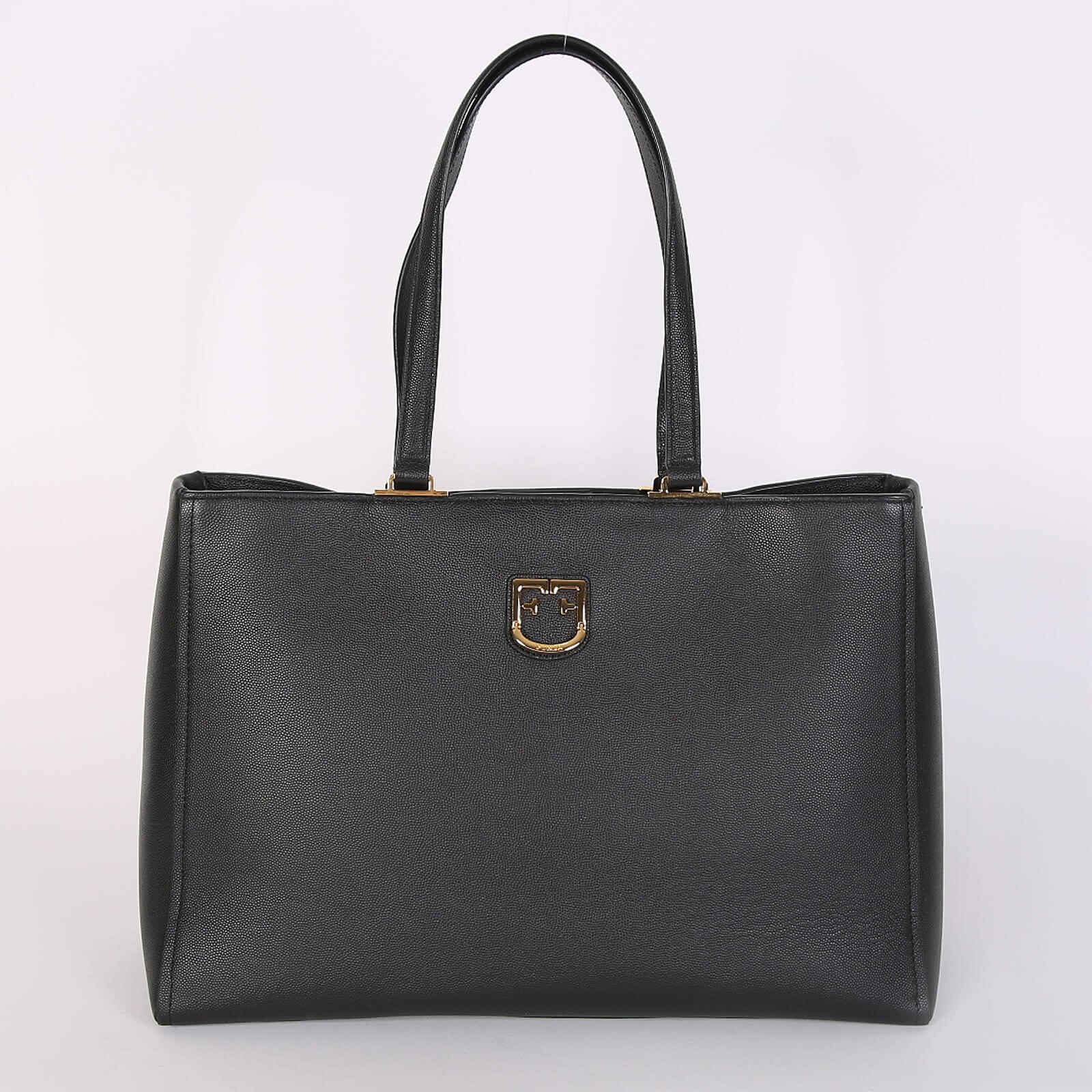 Furla sold black leather purse