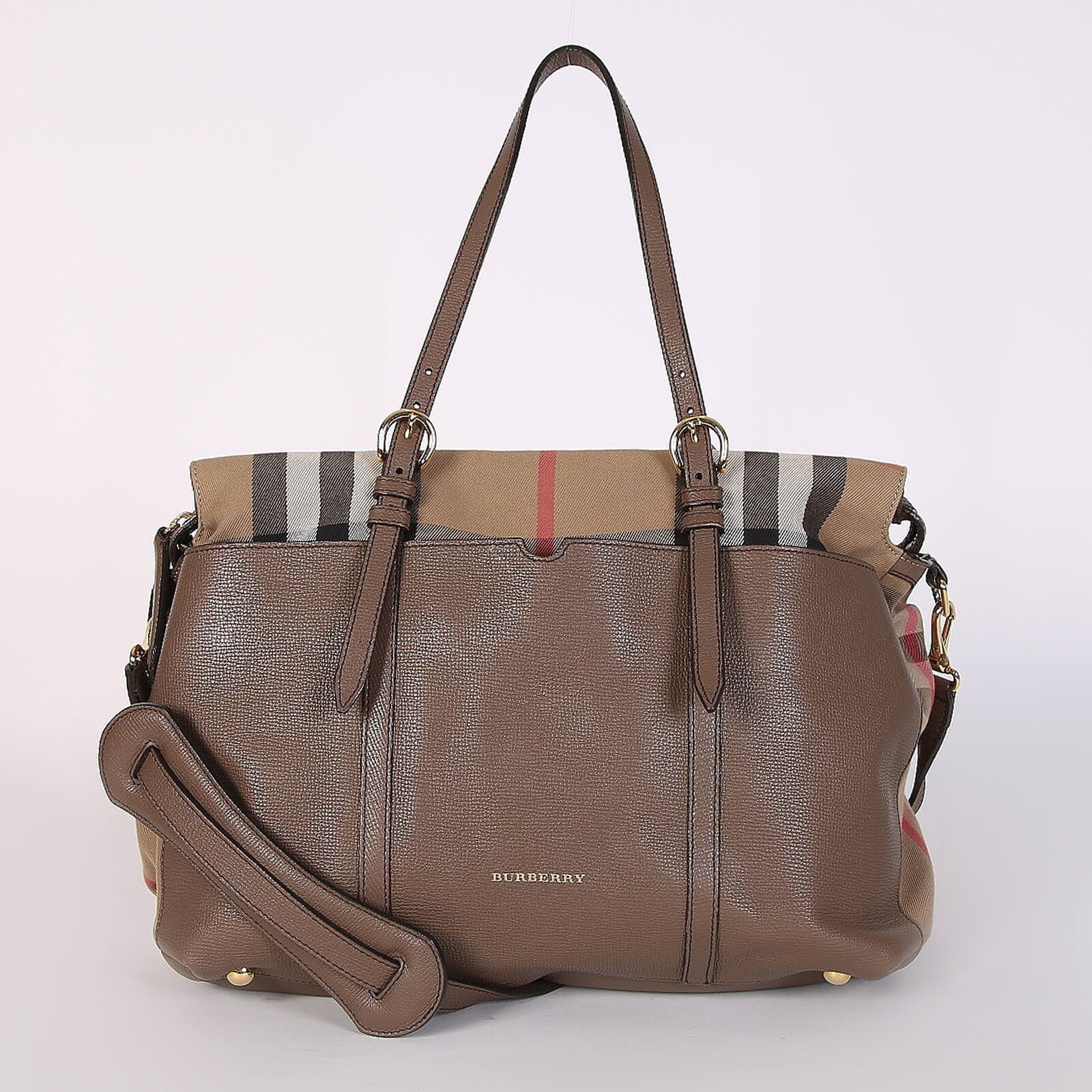 Burberry mason hotsell diaper bag