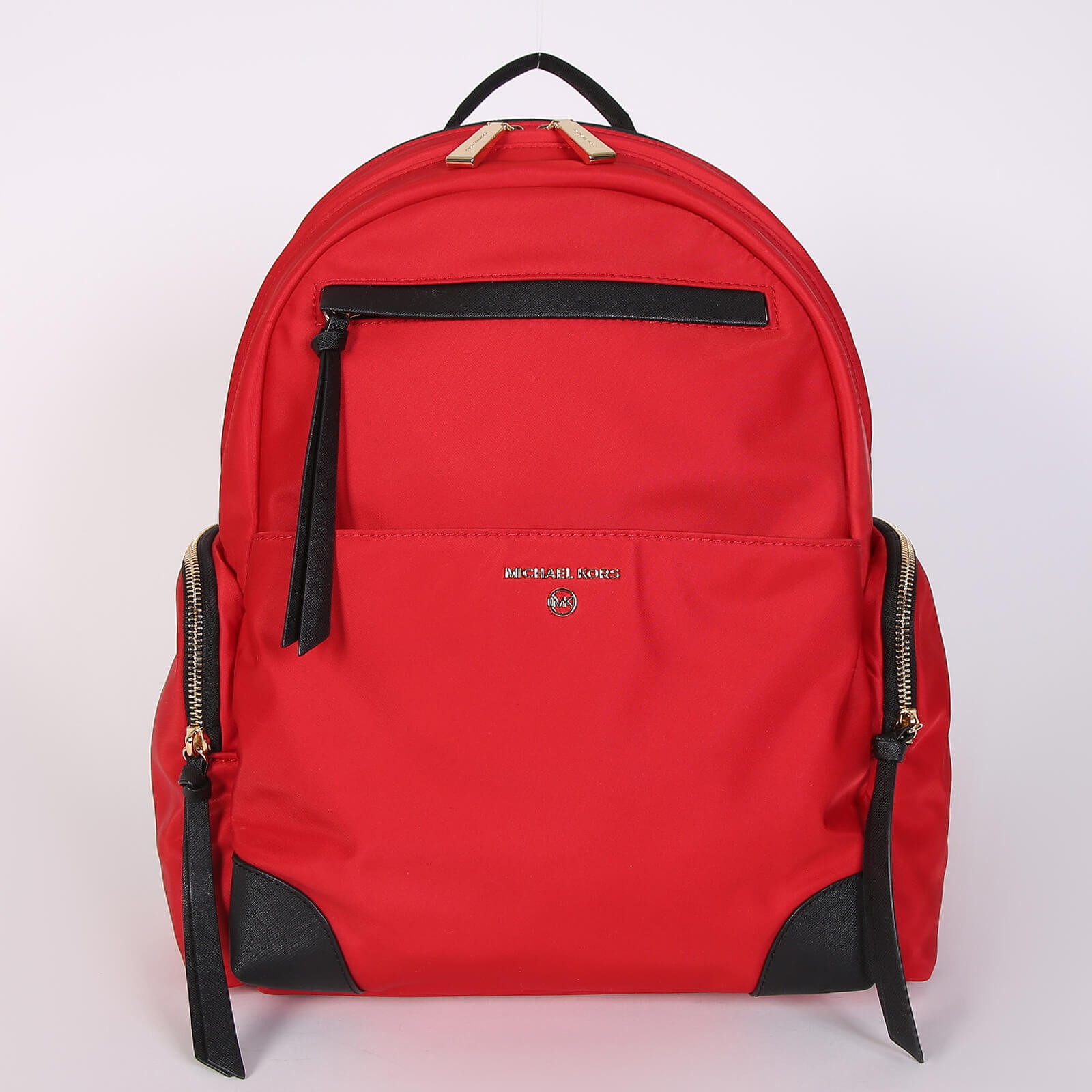 Michael Kors Prescott Large Nylon Backpack Red www.luxurybags.eu