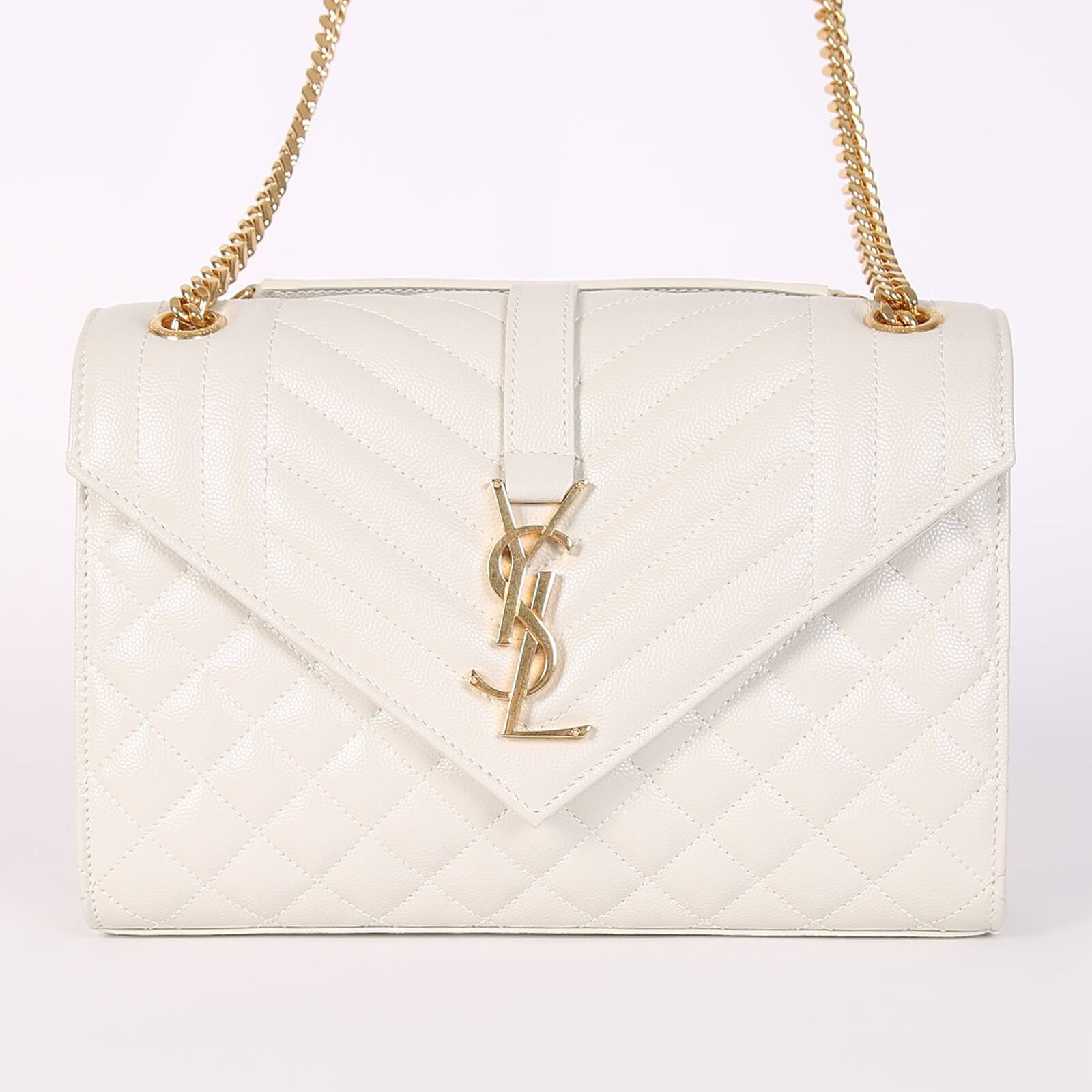 Ysl medium tri discount quilt envelope bag