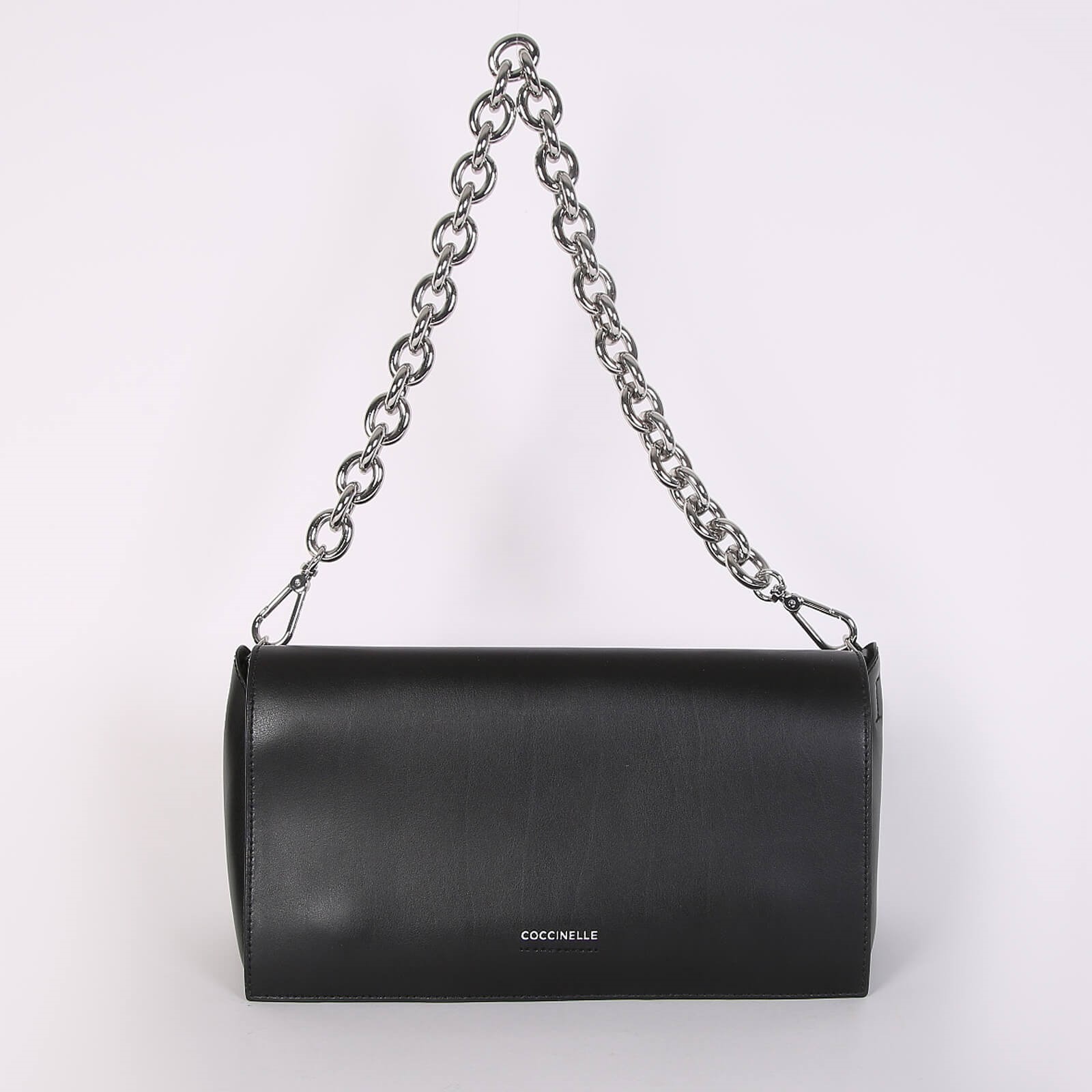 Coccinelle Josephine Smooth Leather Shoulder Bag Black www