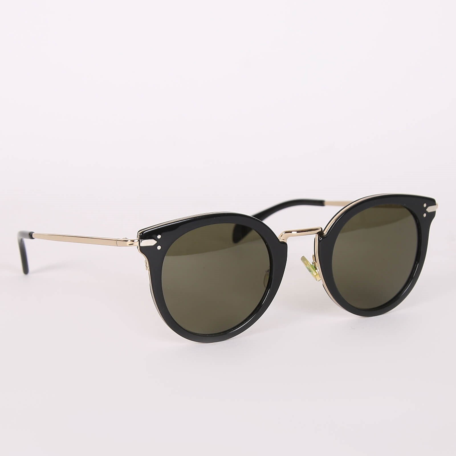 Celine Lea Acetate Metal Sunglasses Black www.luxurybags.eu