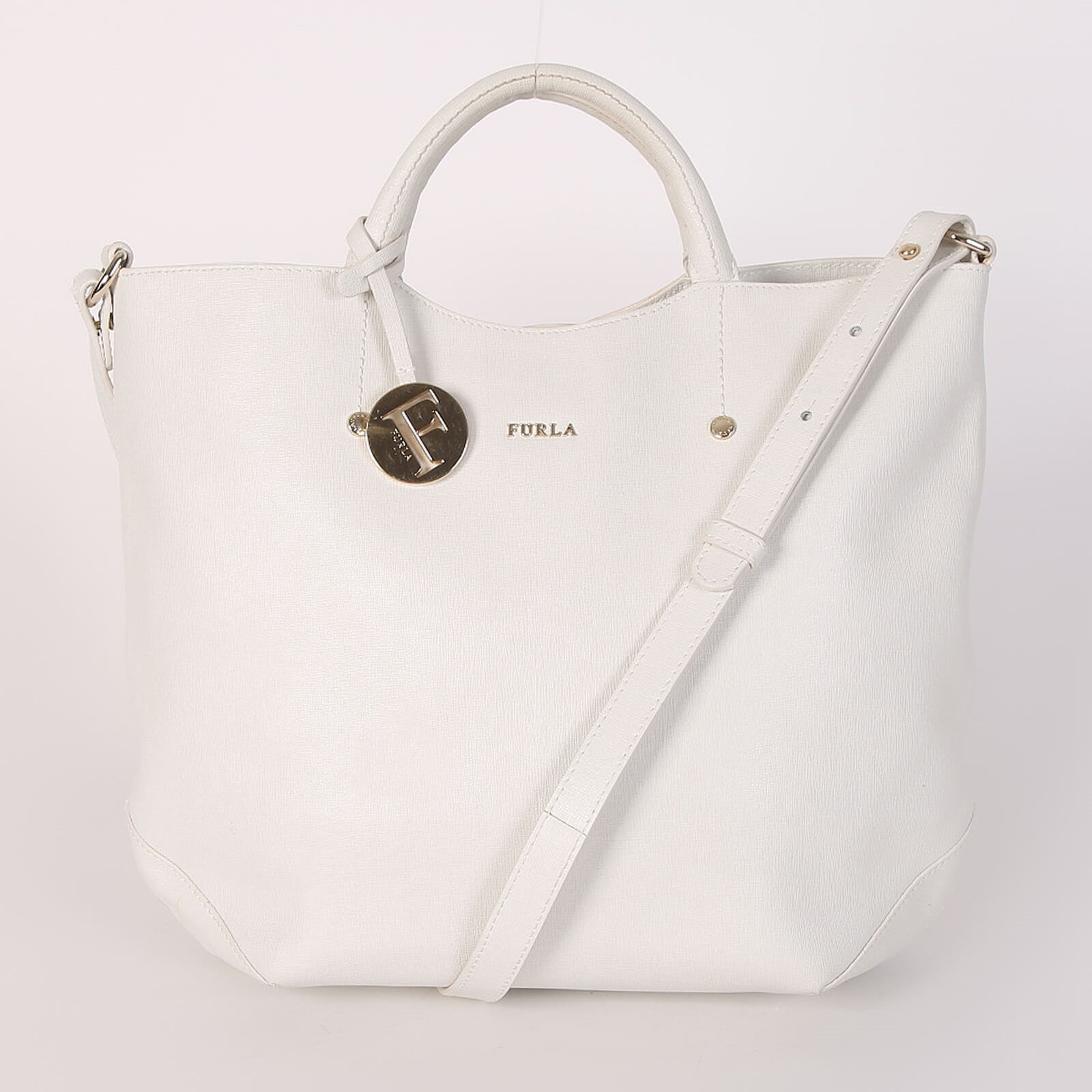 Furla saffiano leather shoulder bag on sale