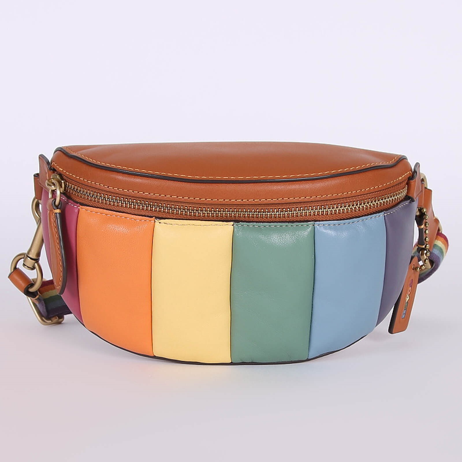 Coach rainbow belt online bag