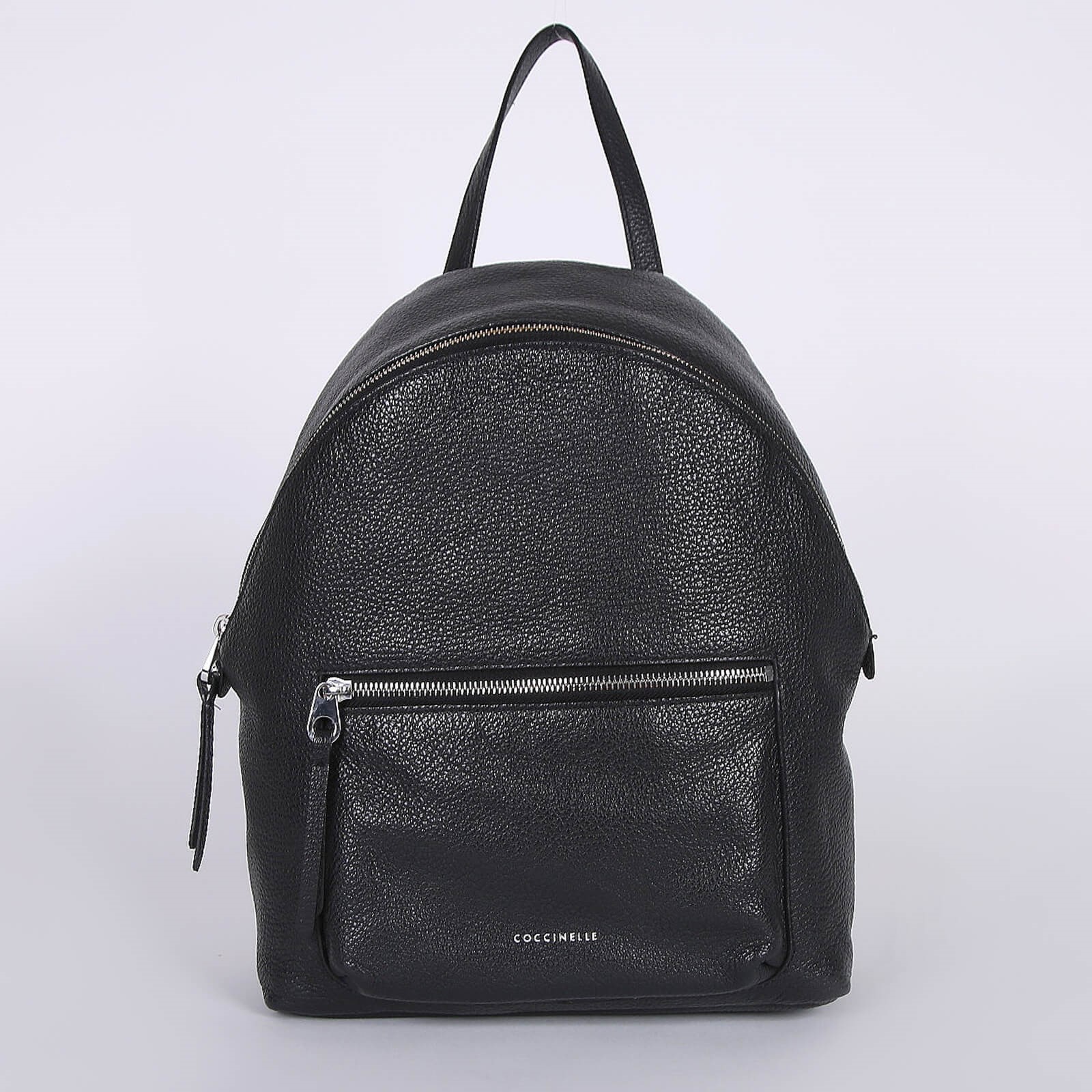 Coccinelle Alix Leather Backpack Black www.luxurybags.eu