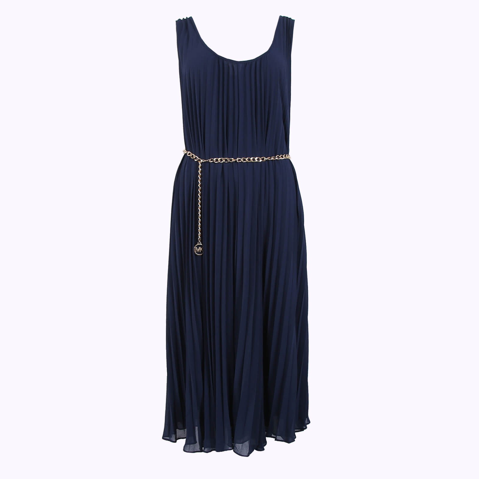 Michael Michael Kors navy store pleated dress