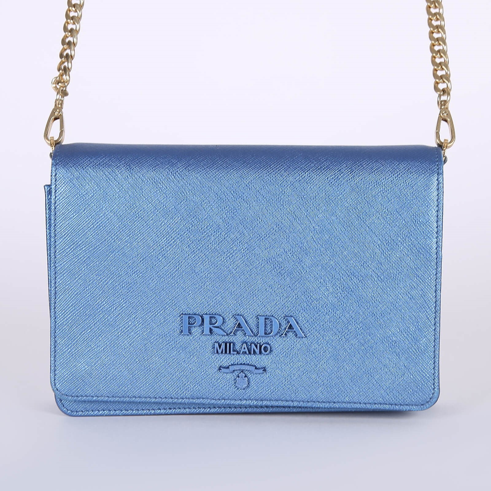 Prada blue crossbody bag online