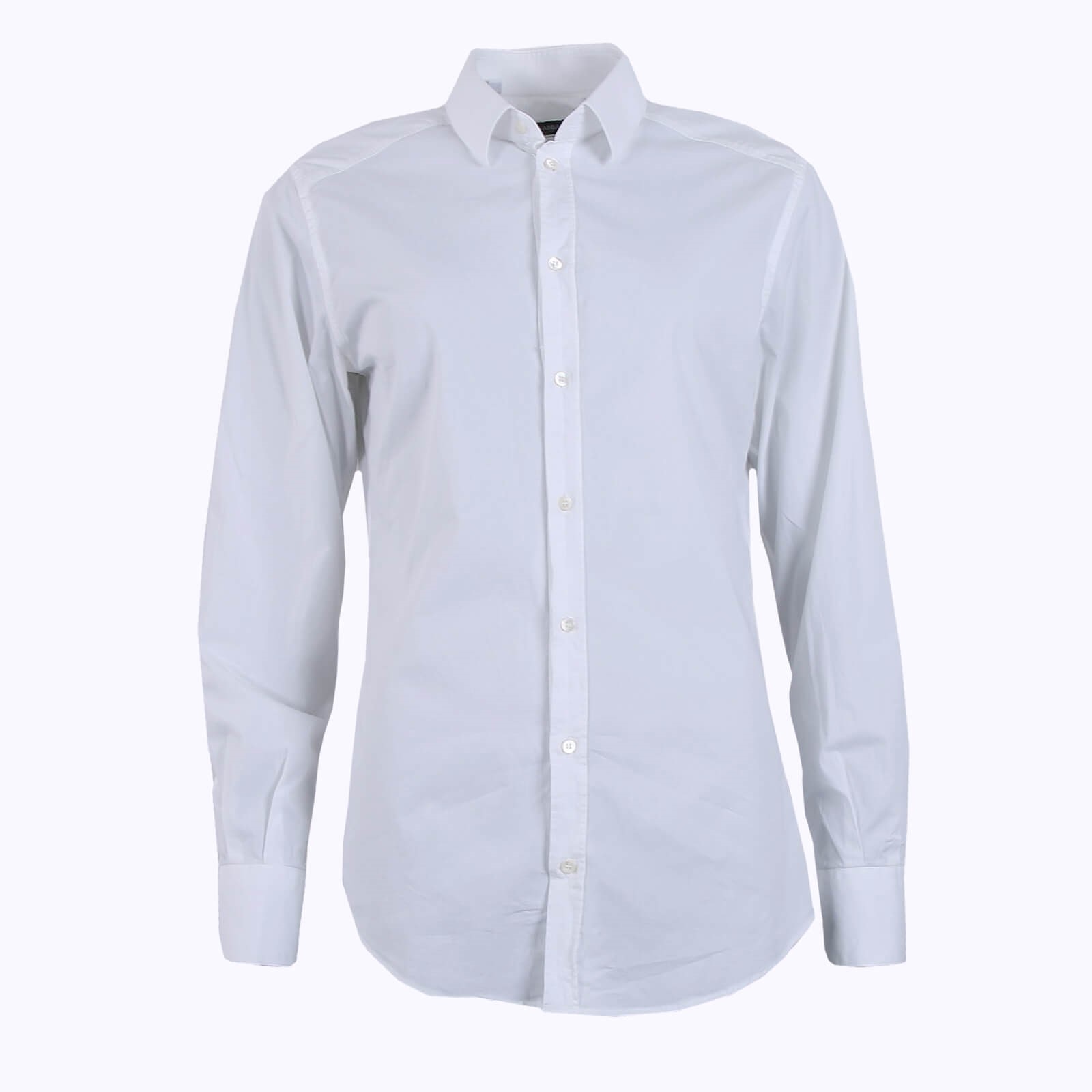 Dolce Gabbana Button-front hot white shirt white collar 15 1/2 39