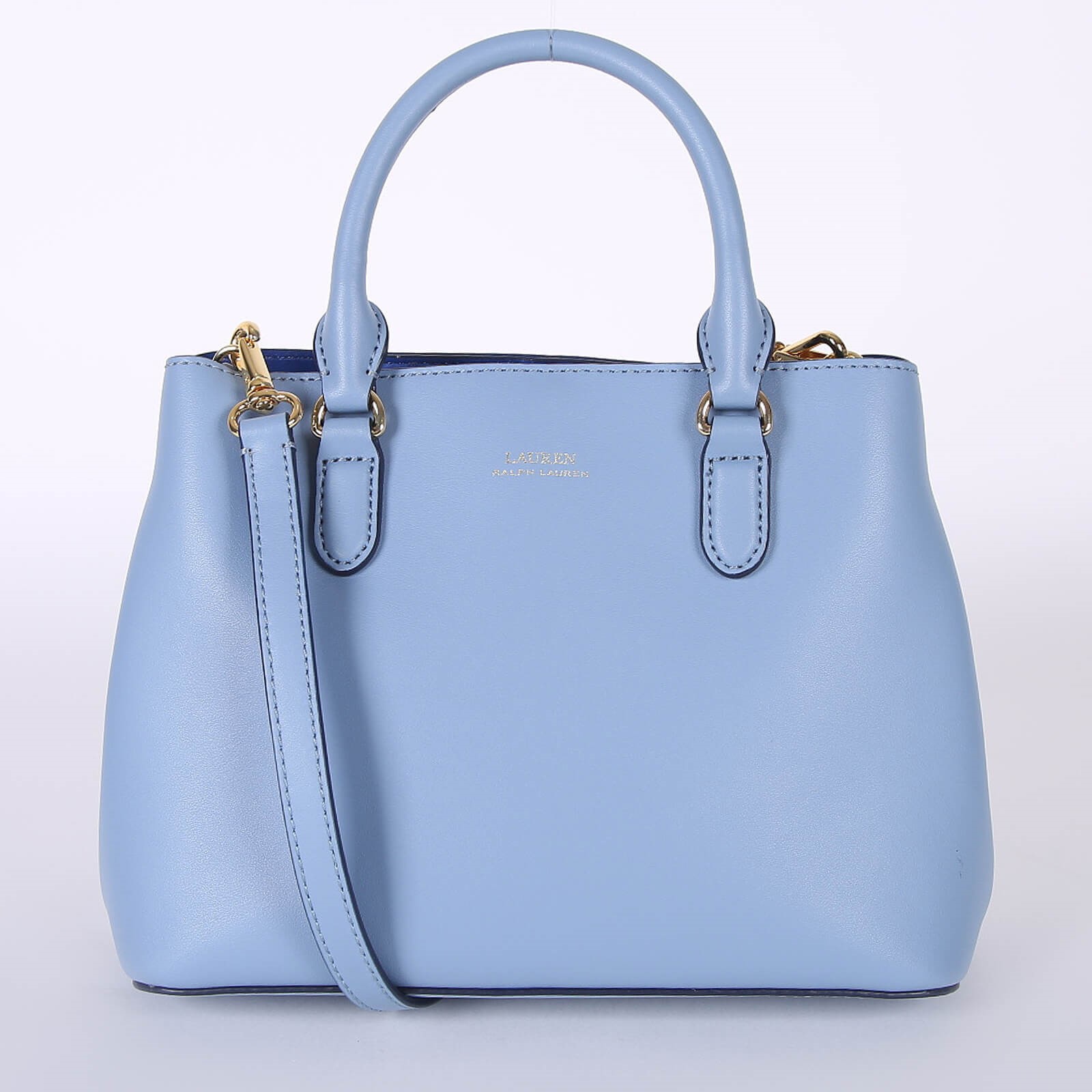 Ralph lauren mini leather satchel online