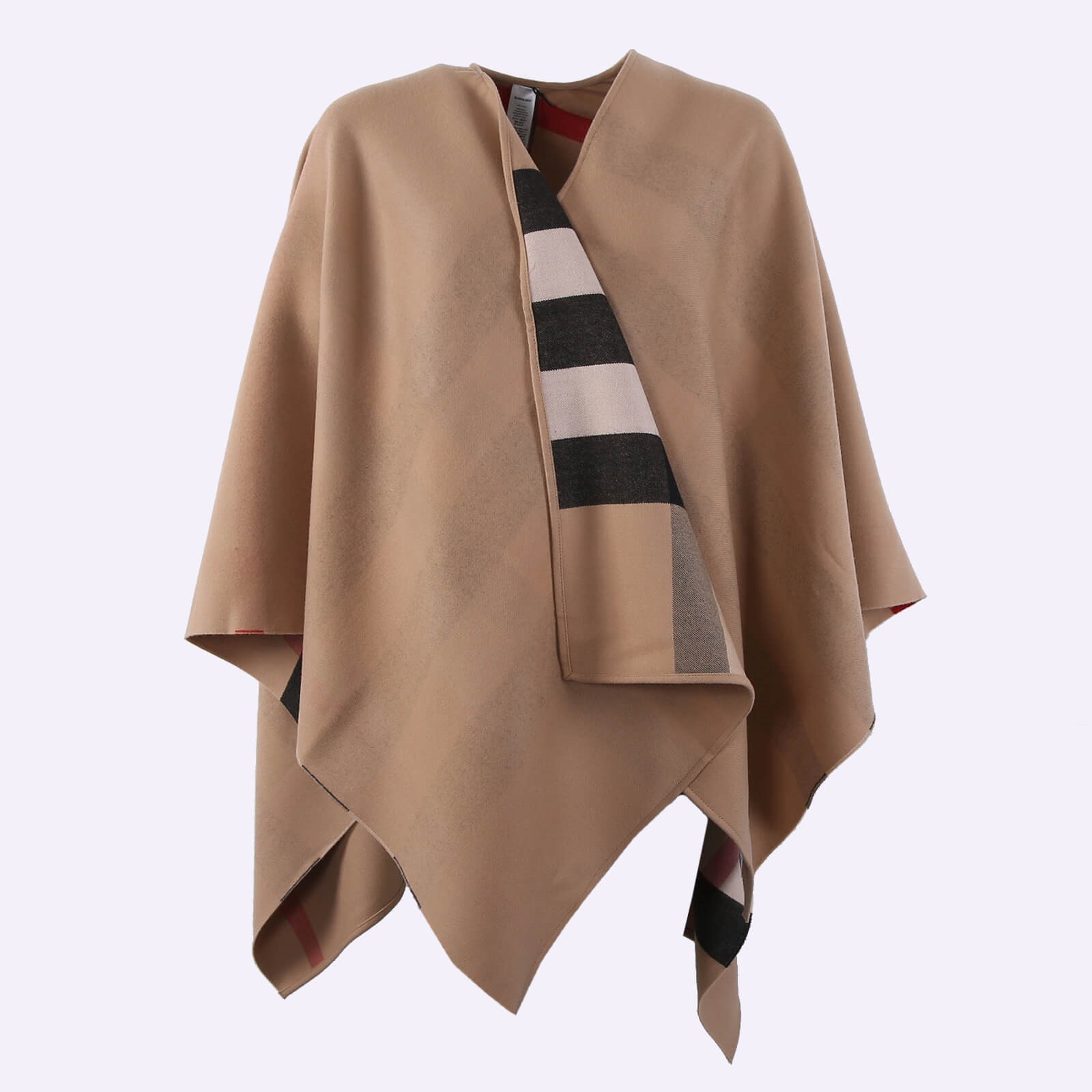 Burberry camel cape on sale